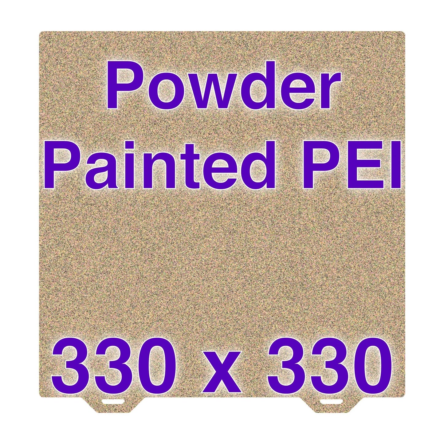 Flexi Plate with Textured ULTEM PEI - QIDI TECH X-Max 3 - 330 x 330   Powder Painted Flexi Plate   3DPrintiverse.com