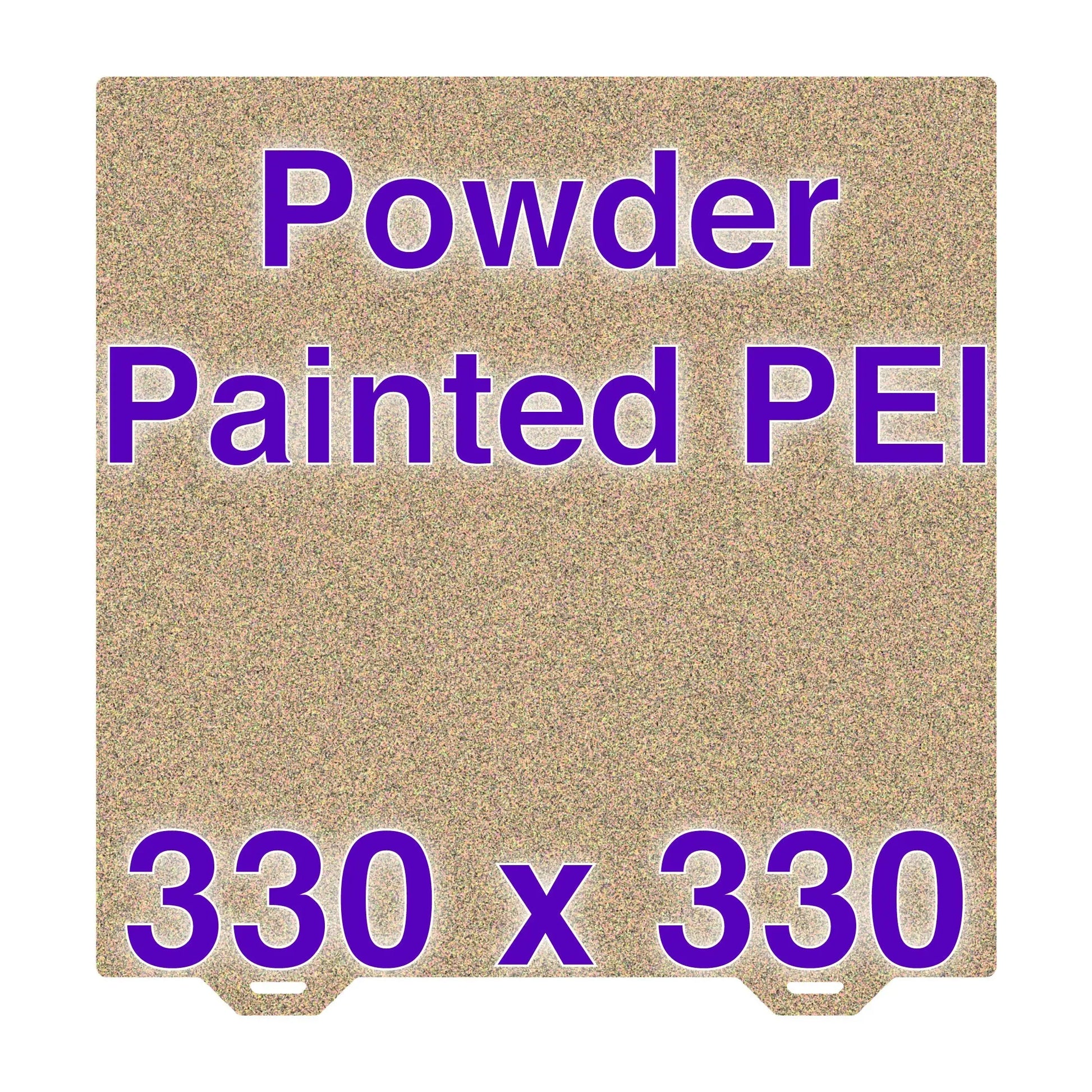 Flexi Plate with Textured ULTEM PEI - QIDI TECH X-Max 3 - 330 x 330   Powder Painted Flexi Plate   3DPrintiverse.com