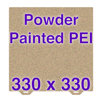 Flexi Plate with Textured ULTEM PEI - QIDI TECH X-Max 3 - 330 x 330   Powder Painted Flexi Plate   3DPrintiverse.com