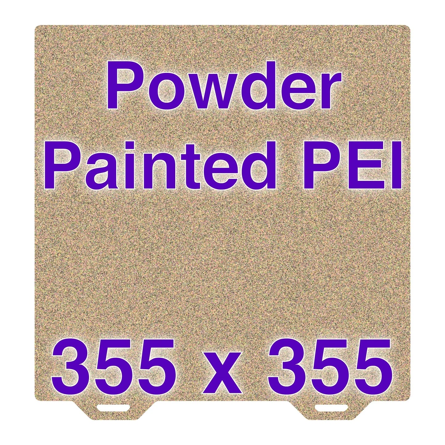 Flexi Plate with Textured ULTEM PEI - Sovol SV08 - 355 x 355   Powder Painted Flexi Plate   3DPrintiverse.com