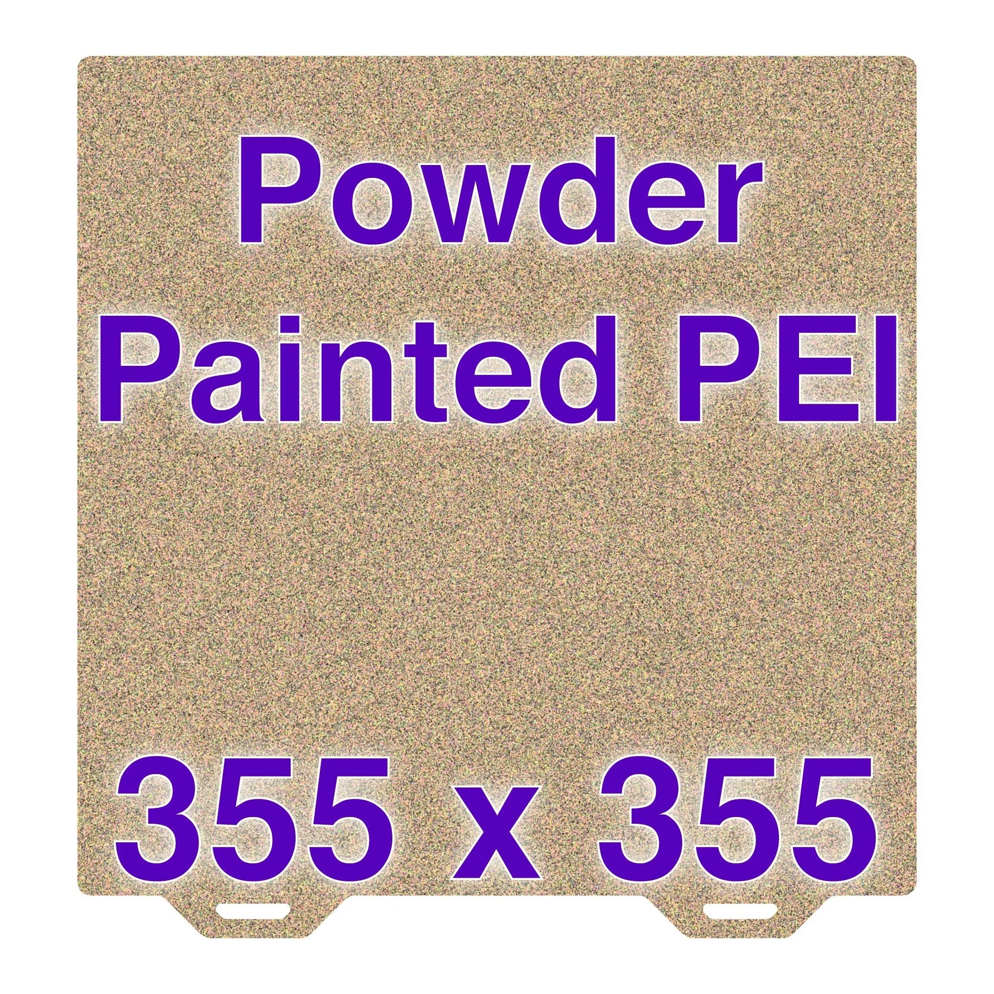 Flexi Plate with Textured ULTEM PEI - Sovol SV08 - 355 x 355   Powder Painted Flexi Plate   3DPrintiverse.com