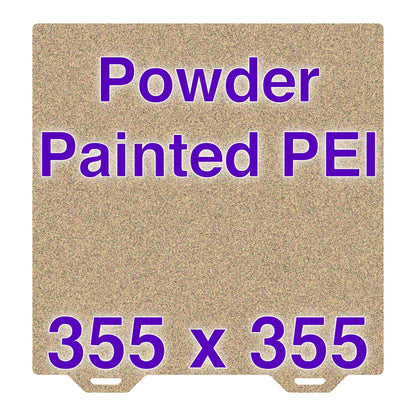 Flexi Plate with Textured ULTEM PEI - Sovol SV08 - 355 x 355   Powder Painted Flexi Plate   3DPrintiverse.com