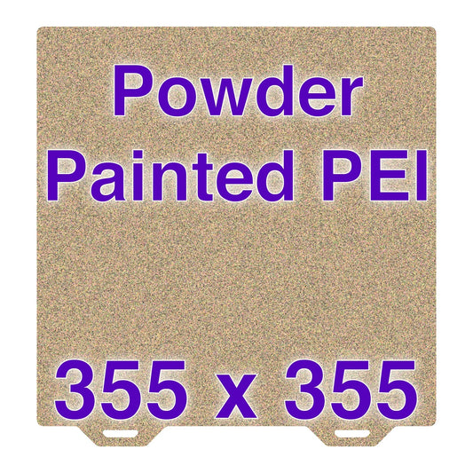 Flexi Plate with Textured ULTEM PEI - Sovol SV08 - 355 x 355   Powder Painted Flexi Plate   3DPrintiverse.com