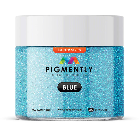 Blue Glitter Epoxy Powder Pigment   Epoxy Colors   3DPrintiverse.com
