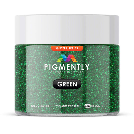 Green Glitter Epoxy Powder Pigment   Epoxy Colors   3DPrintiverse.com