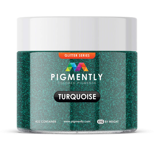 Turquoise Glitter Epoxy Powder Pigment   Epoxy Colors   3DPrintiverse.com