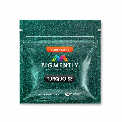 Turquoise Glitter Epoxy Powder Pigment   Epoxy Colors   3DPrintiverse.com