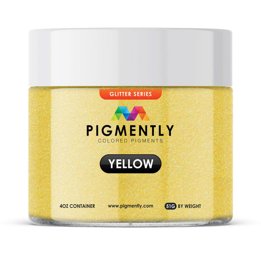 Yellow Glitter Epoxy Powder Pigment   Epoxy Colors   3DPrintiverse.com