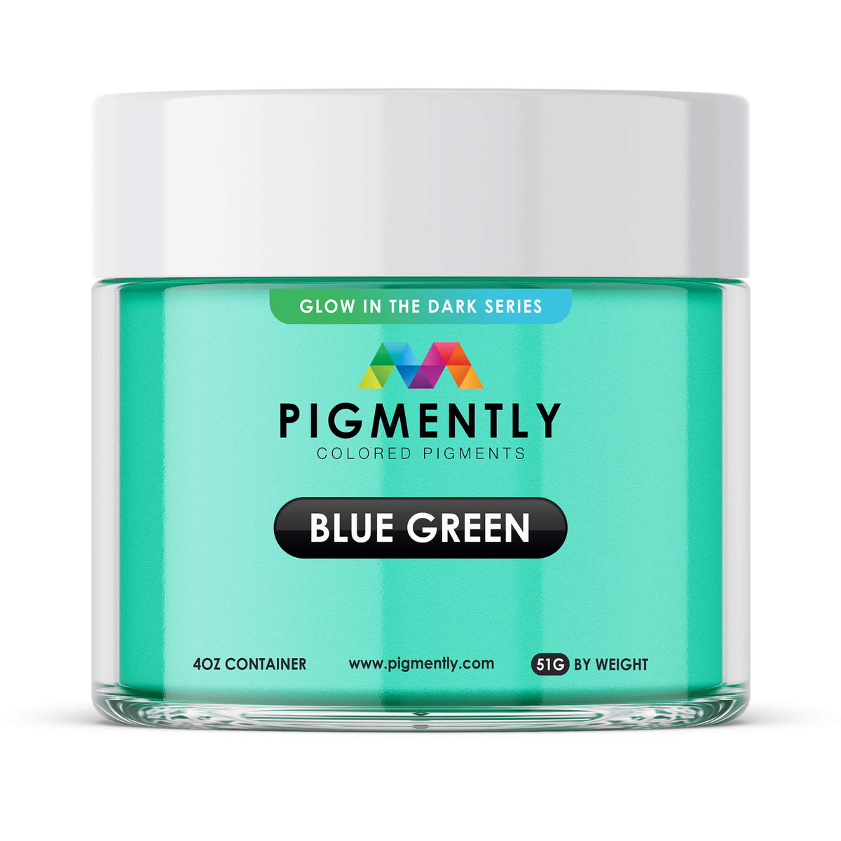 Blue/Green Glow in the Dark Epoxy Powder Pigment   Epoxy Colors   3DPrintiverse.com