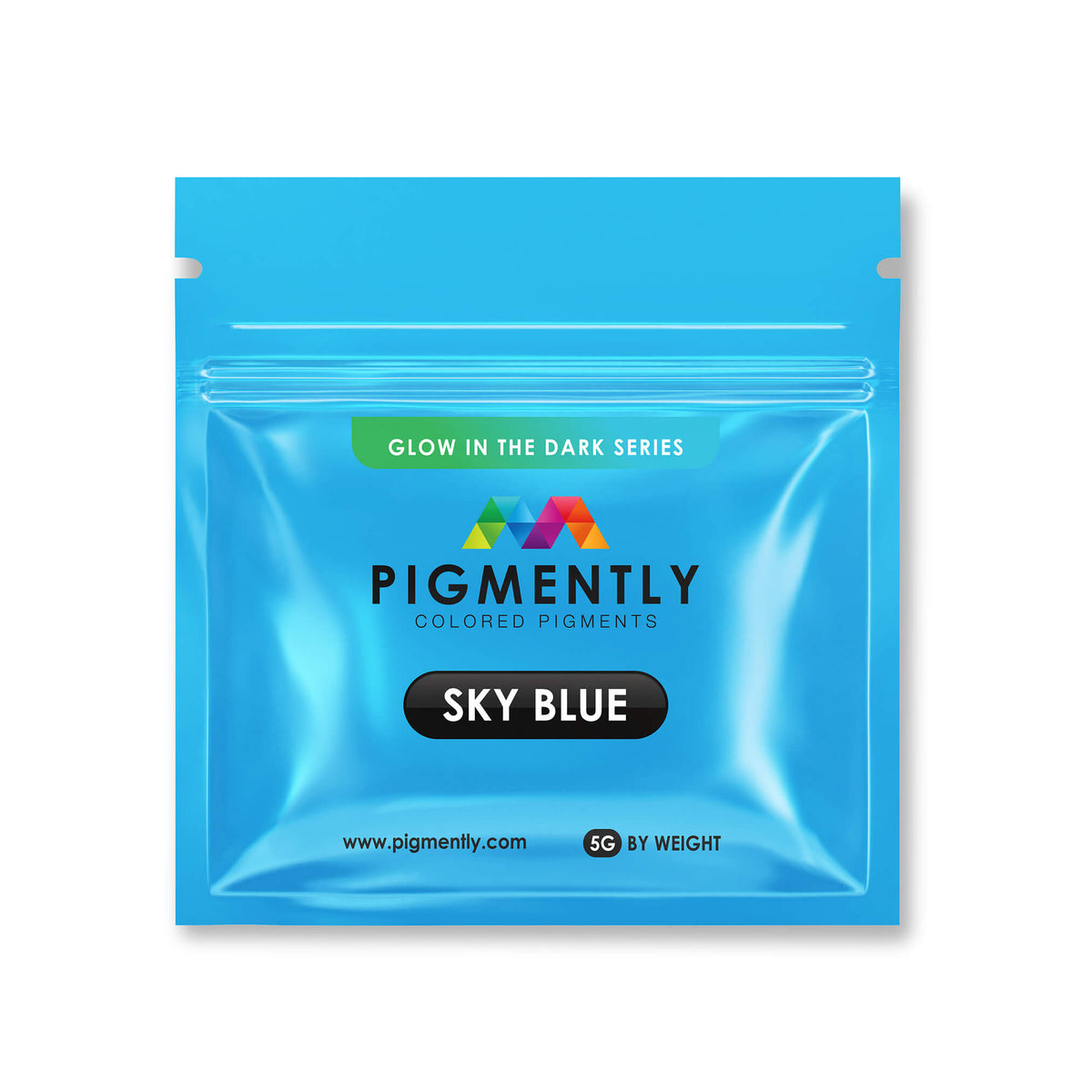 Sky Blue Glow in the Dark Epoxy Powder Pigment   Epoxy Colors   3DPrintiverse.com