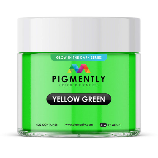Yellow/Green Glow in the Dark Epoxy Powder Pigment   Epoxy Colors   3DPrintiverse.com