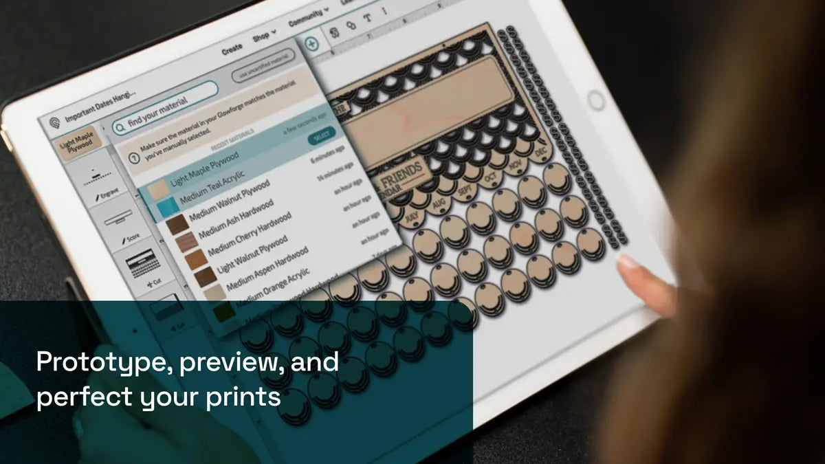 Glowforge Plus HD Laser Engraver   Laser Engraver   3DPrintiverse.com