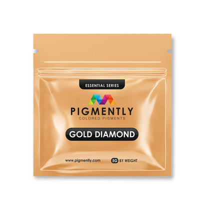 Gold Diamond Epoxy Powder Pigment   Epoxy Colors   3DPrintiverse.com
