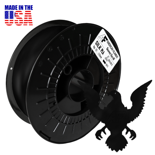 Graphite AF Silk PLA 3D Printer Filament,1.75 mm Diameter,1 kg Spool American Filament