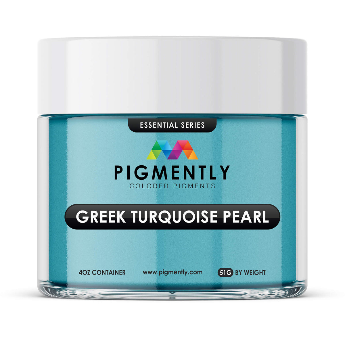 Greek Turquoise Pearl Epoxy Powder Pigment   Epoxy Colors   3DPrintiverse.com