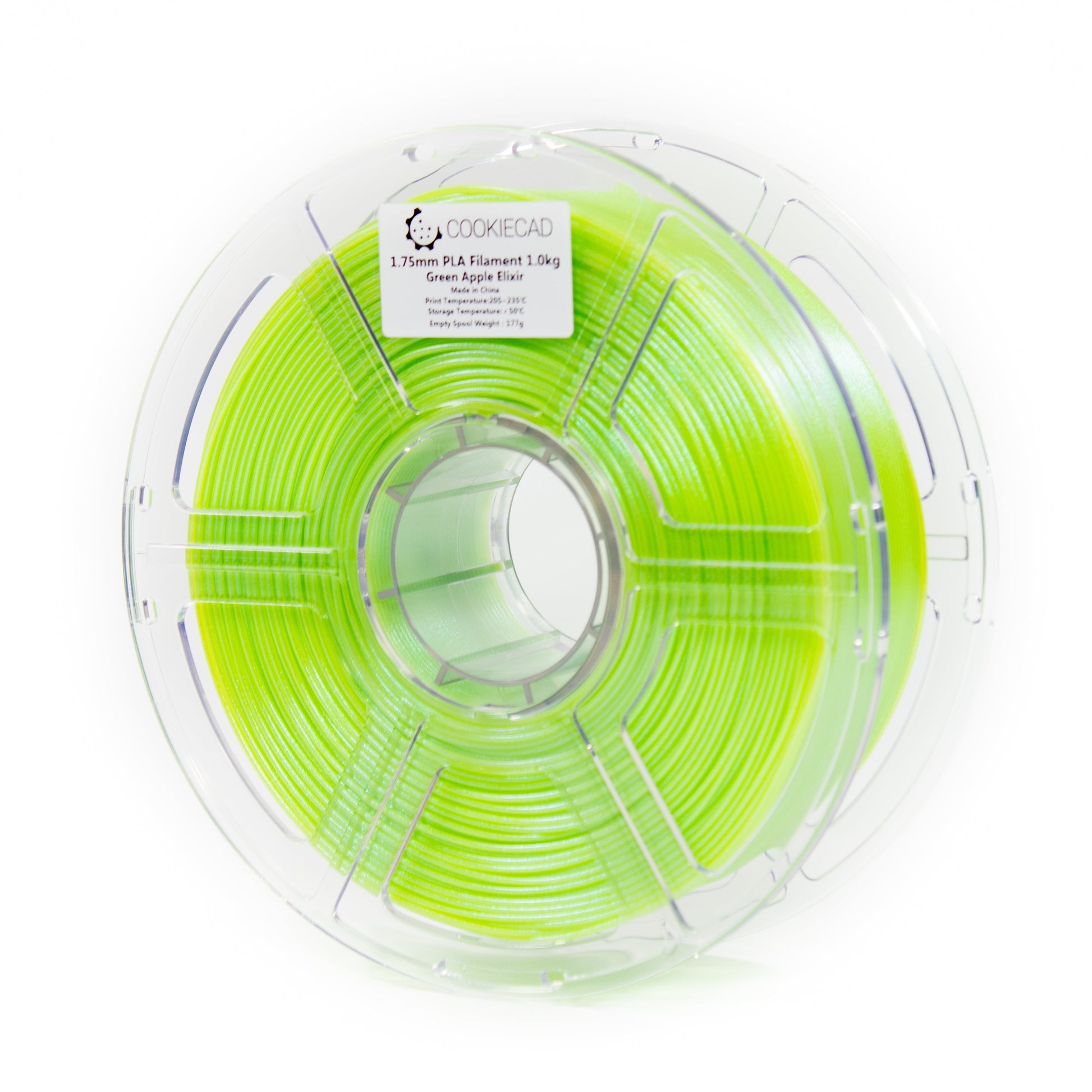 Green Apple Elixir PLA Filament 1.75mm, 1kg