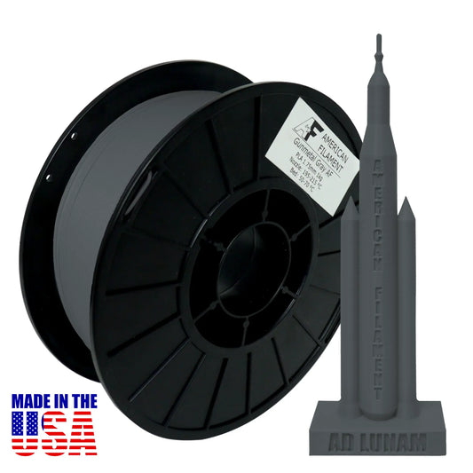 Gunmetal Gray AF 1.75mm PLA+ Filament Made in the USA!   PLA+ Filament   3DPrintiverse.com