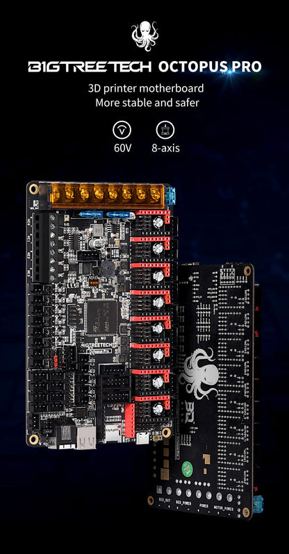 BTT 60V Octopus PRO Controller Board / 3D Printer Control System West3D Printing