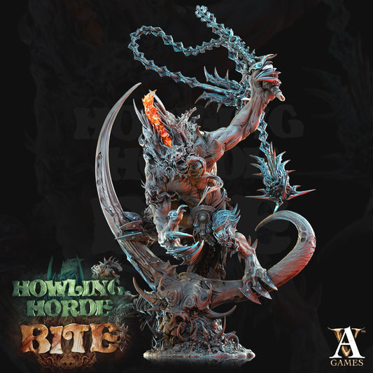 3D Printed Archvillain Games Akata Howling Horde 28 32mm D&D 3D Printing Boss