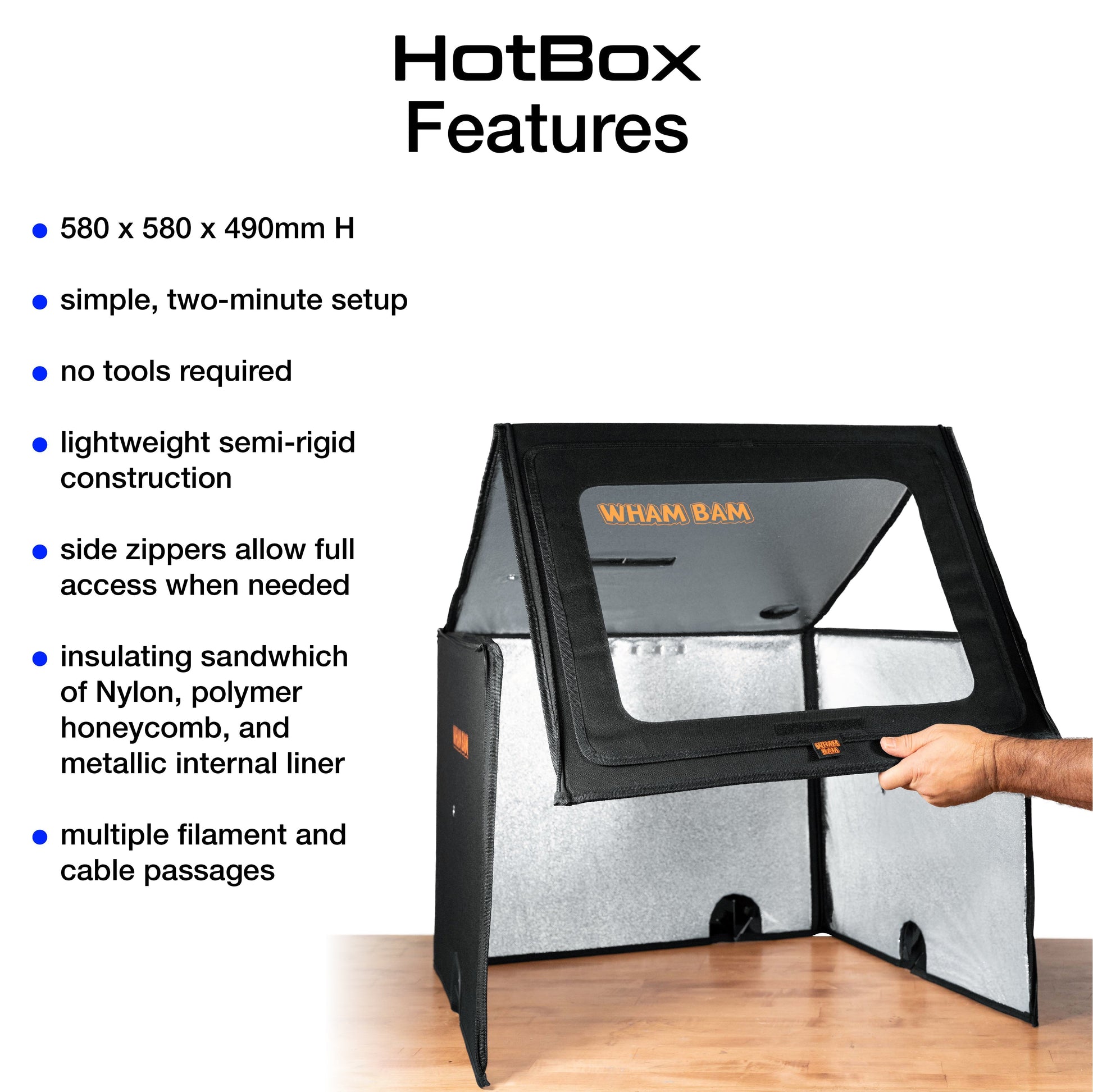 HotBox - 3D Printer Enclosure Wham Bam Systems