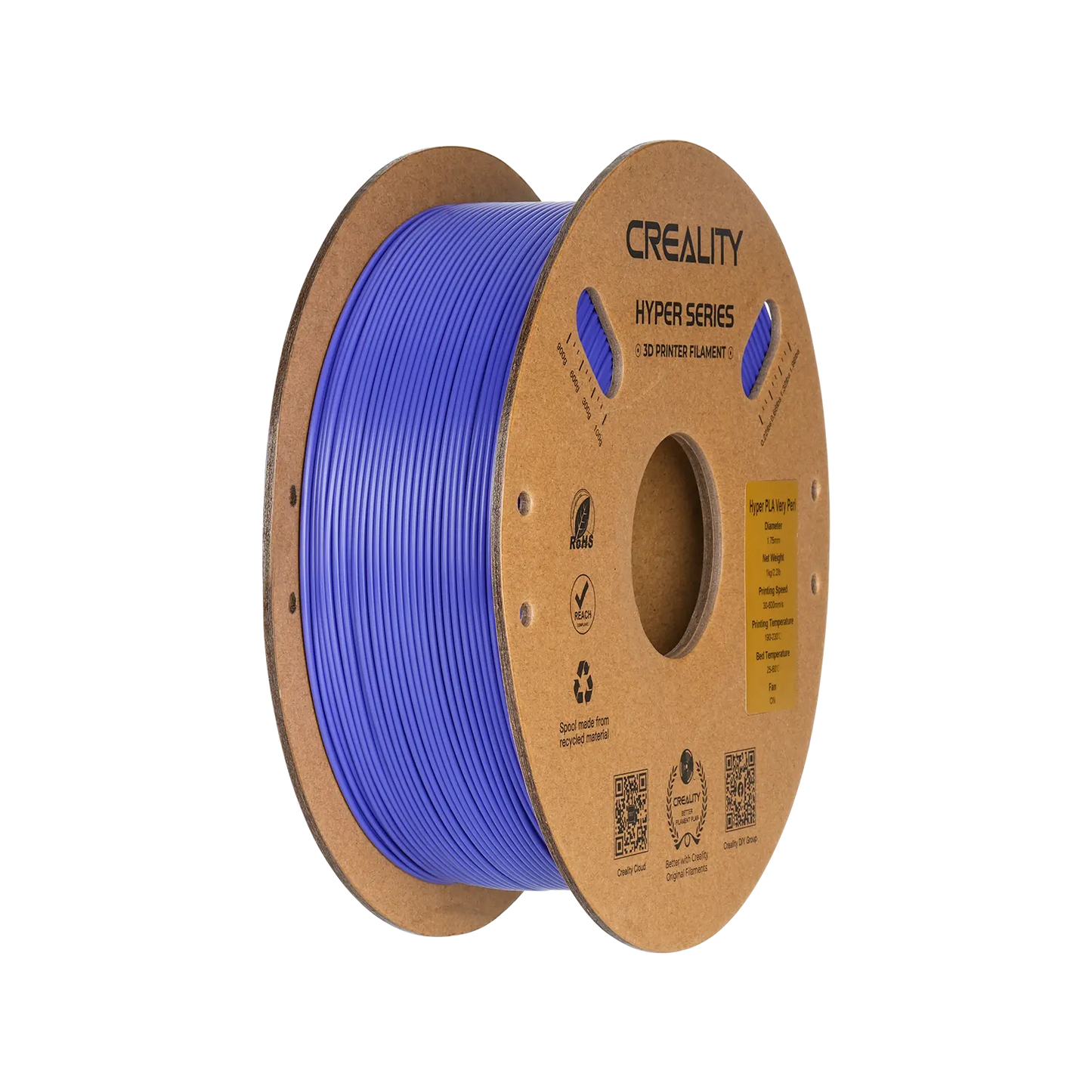Hyper Series PLA 3D Printing Filament 1kg   PLA  17.99 3DPrintiverse.com