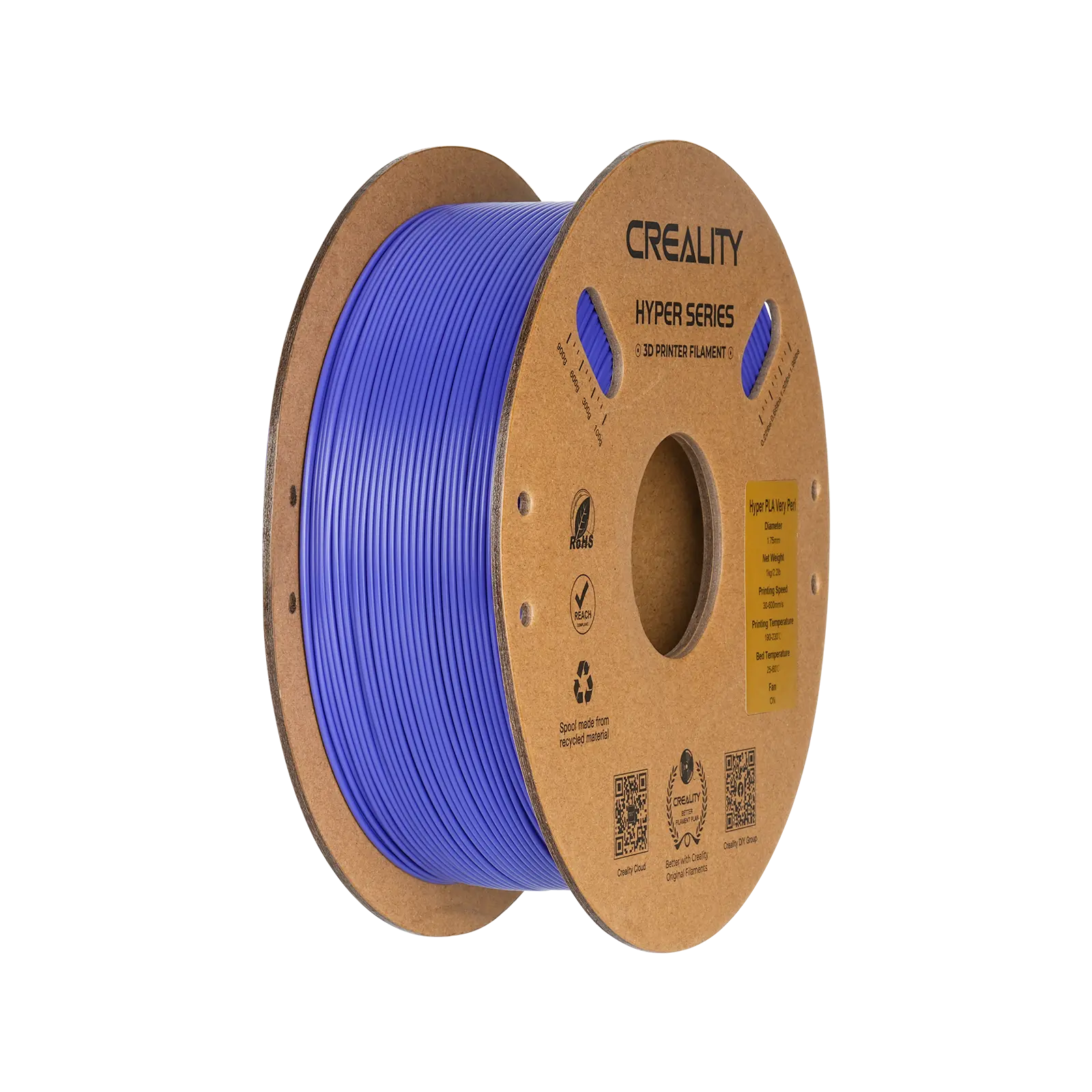 Hyper Series PLA 3D Printing Filament 1kg   PLA  17.99 3DPrintiverse.com