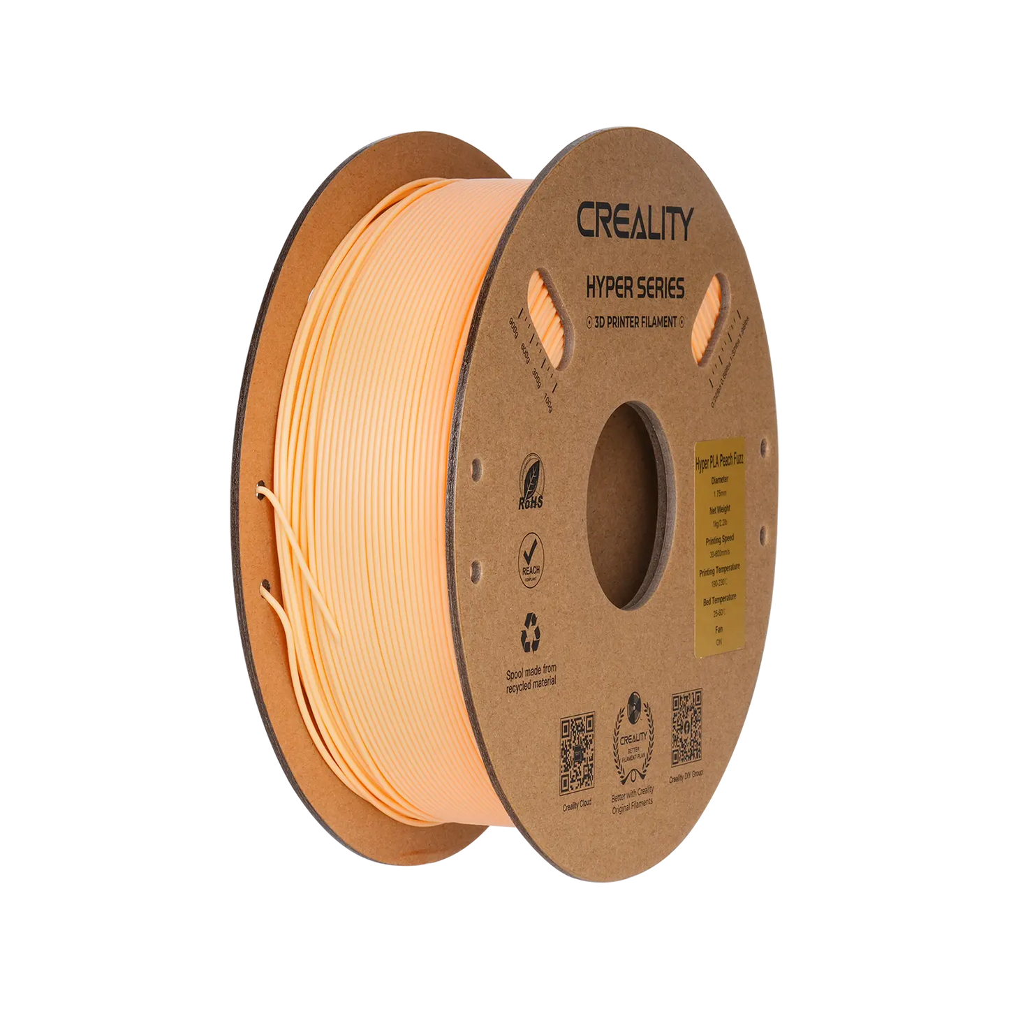 Hyper Series PLA 3D Printing Filament 1kg   PLA  17.99 3DPrintiverse.com