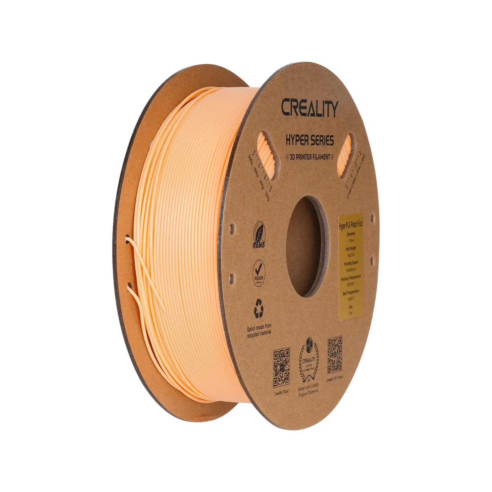 Hyper Series PLA 3D Printing Filament 1kg   PLA  17.99 3DPrintiverse.com