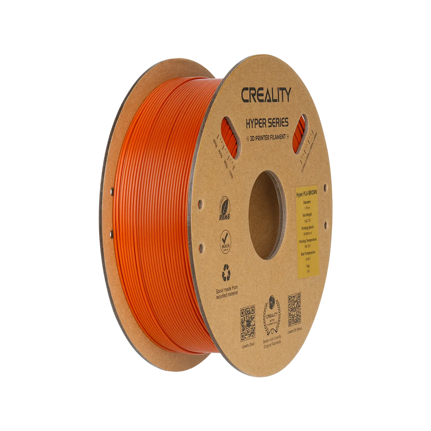 Hyper Series PLA 3D Printing Filament 1kg   PLA  17.99 3DPrintiverse.com