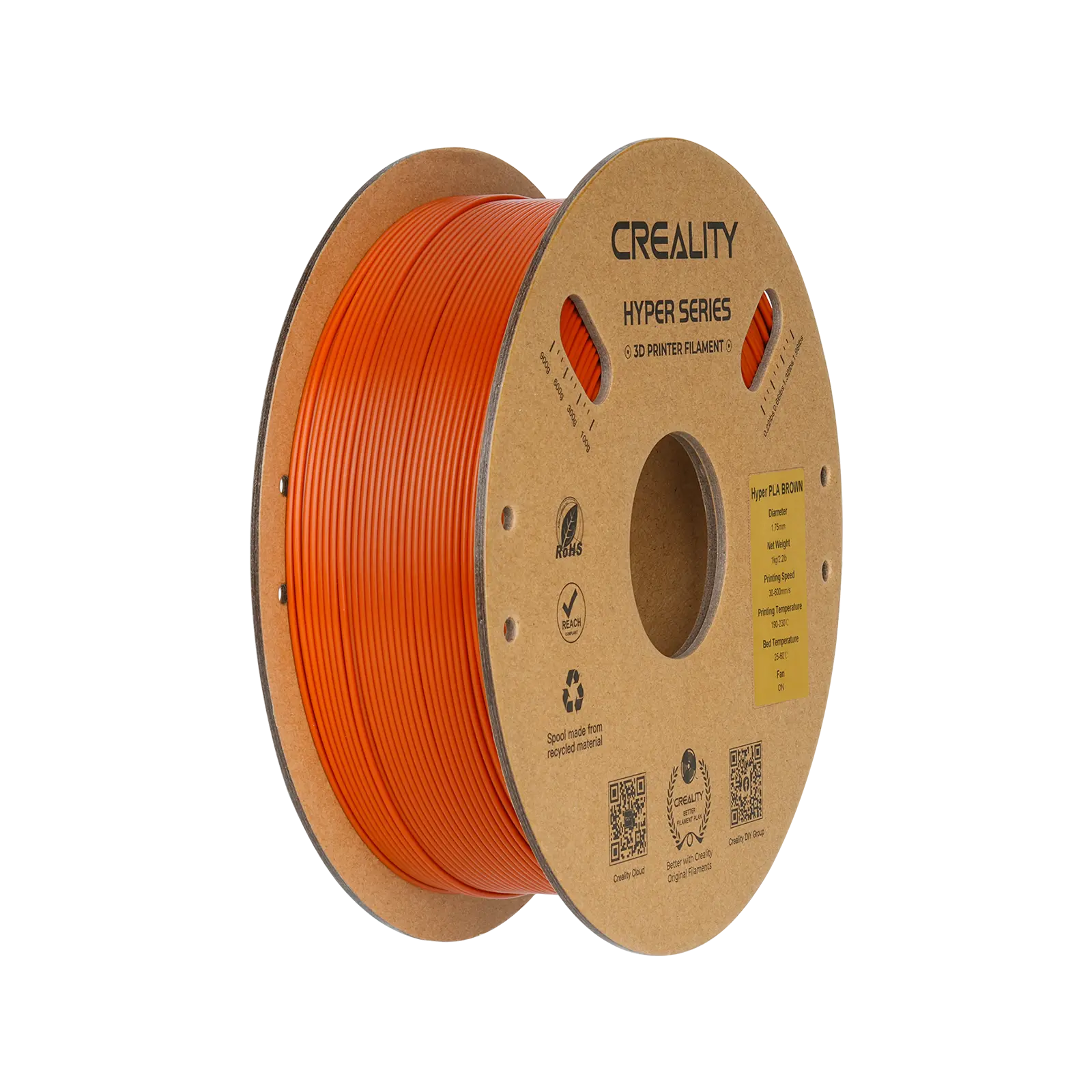 Hyper Series PLA 3D Printing Filament 1kg   PLA  17.99 3DPrintiverse.com