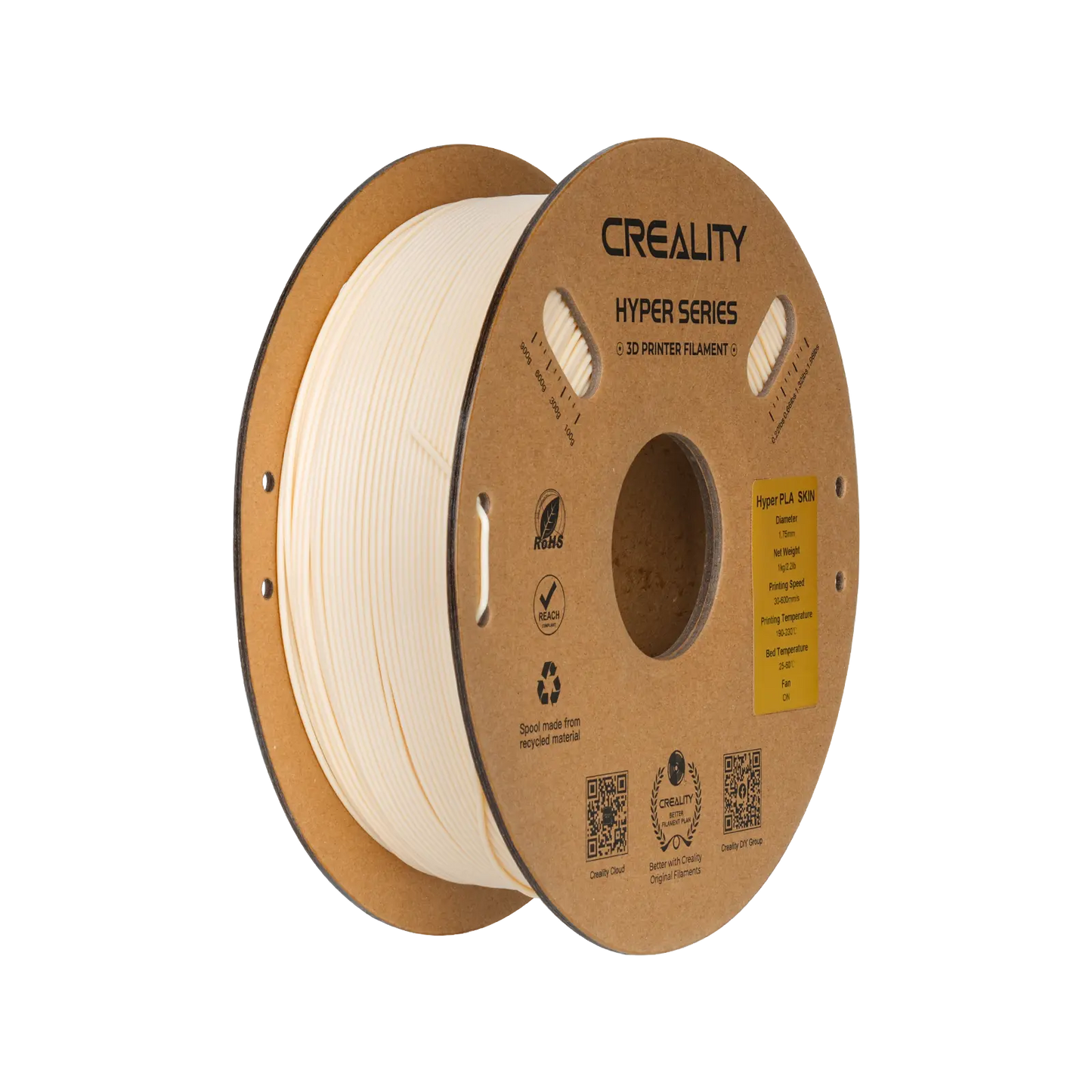 Hyper Series PLA 3D Printing Filament 1kg   PLA  17.99 3DPrintiverse.com