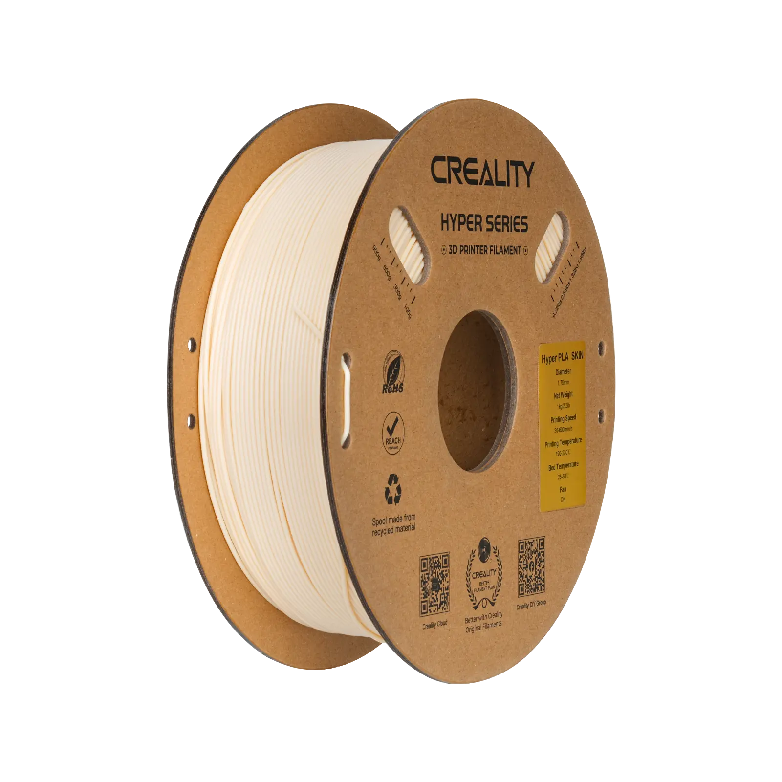 Hyper Series PLA 3D Printing Filament 1kg   PLA  17.99 3DPrintiverse.com