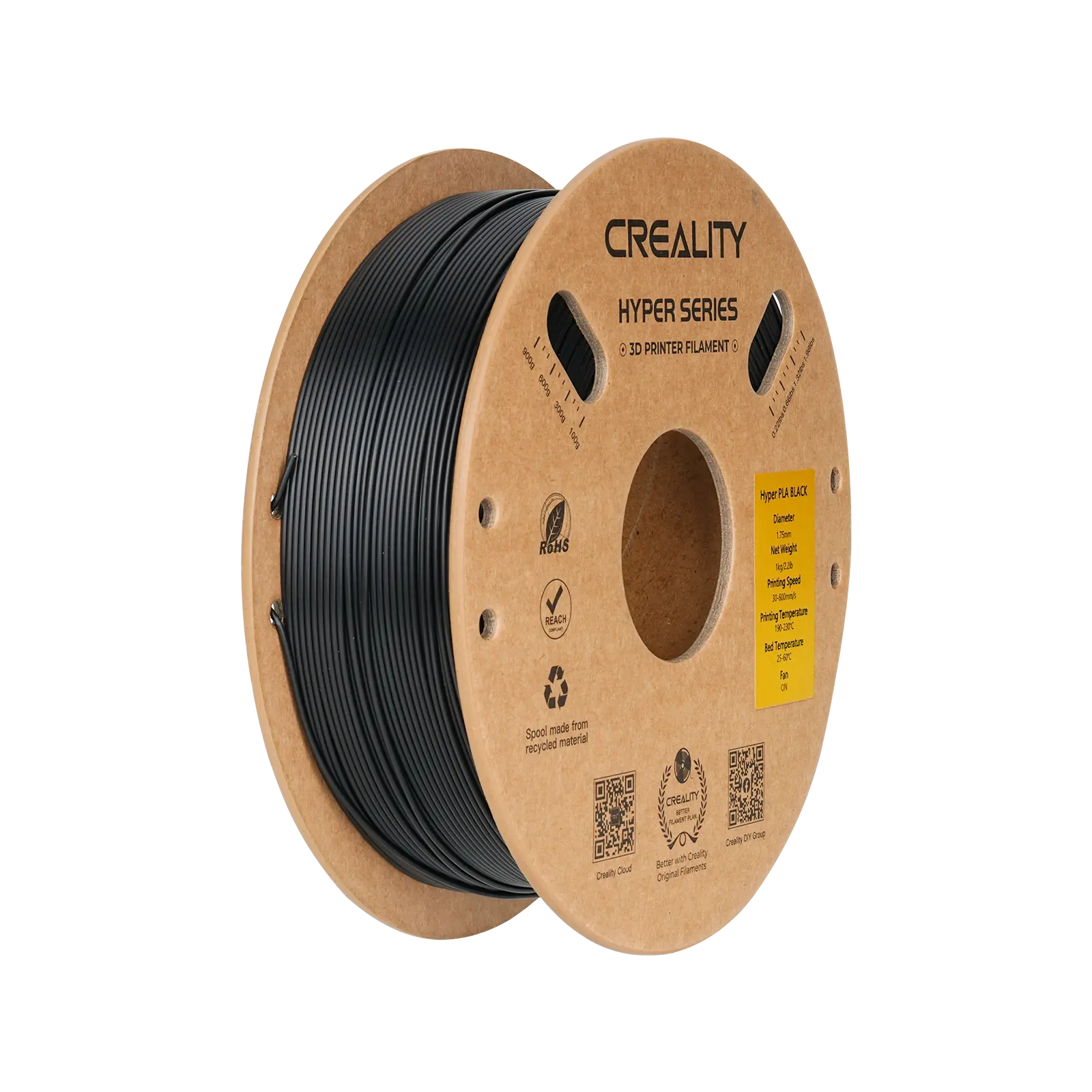 Hyper Series PLA 3D Printing Filament 1kg   PLA  17.99 3DPrintiverse.com