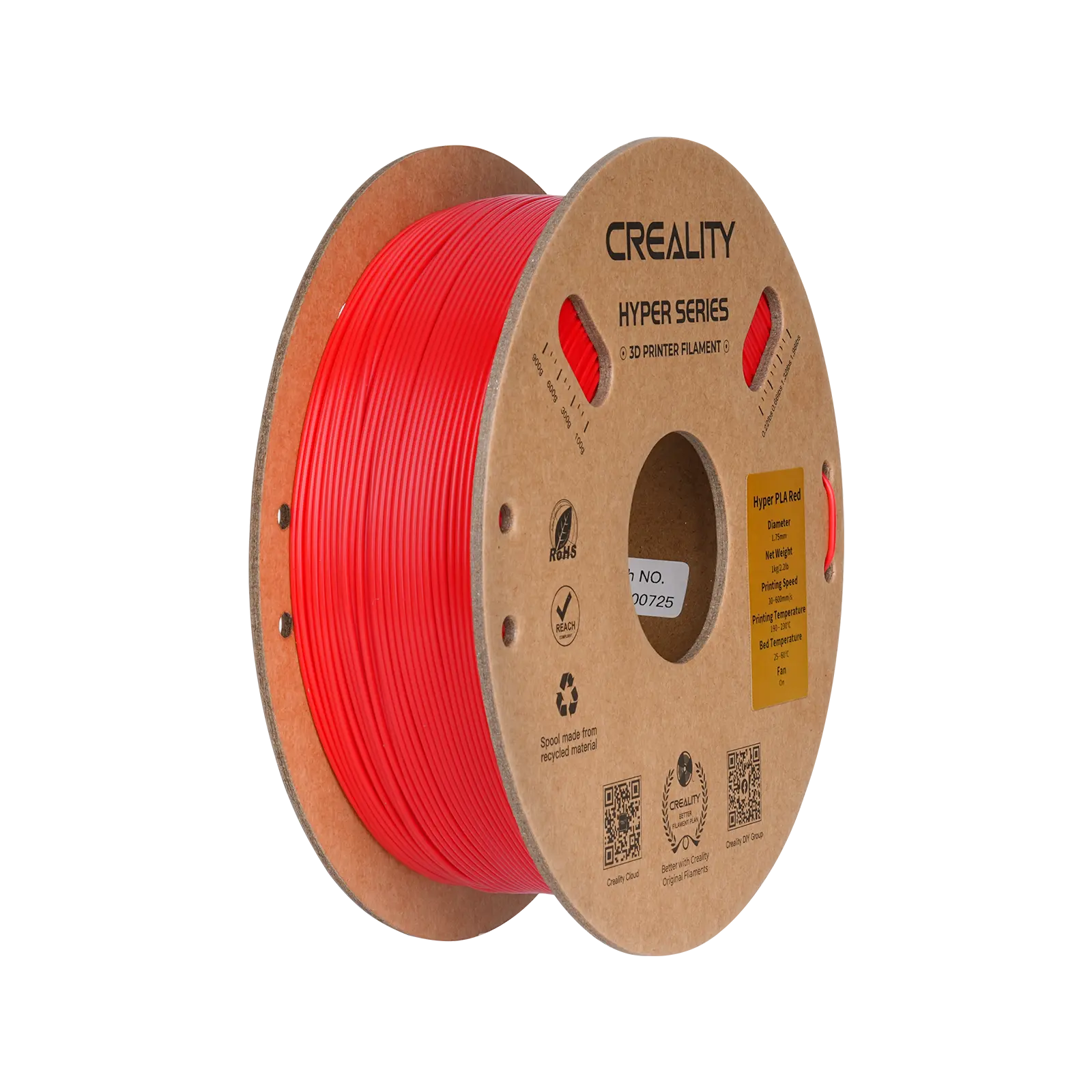 Hyper Series PLA 3D Printing Filament 1kg   PLA  17.99 3DPrintiverse.com