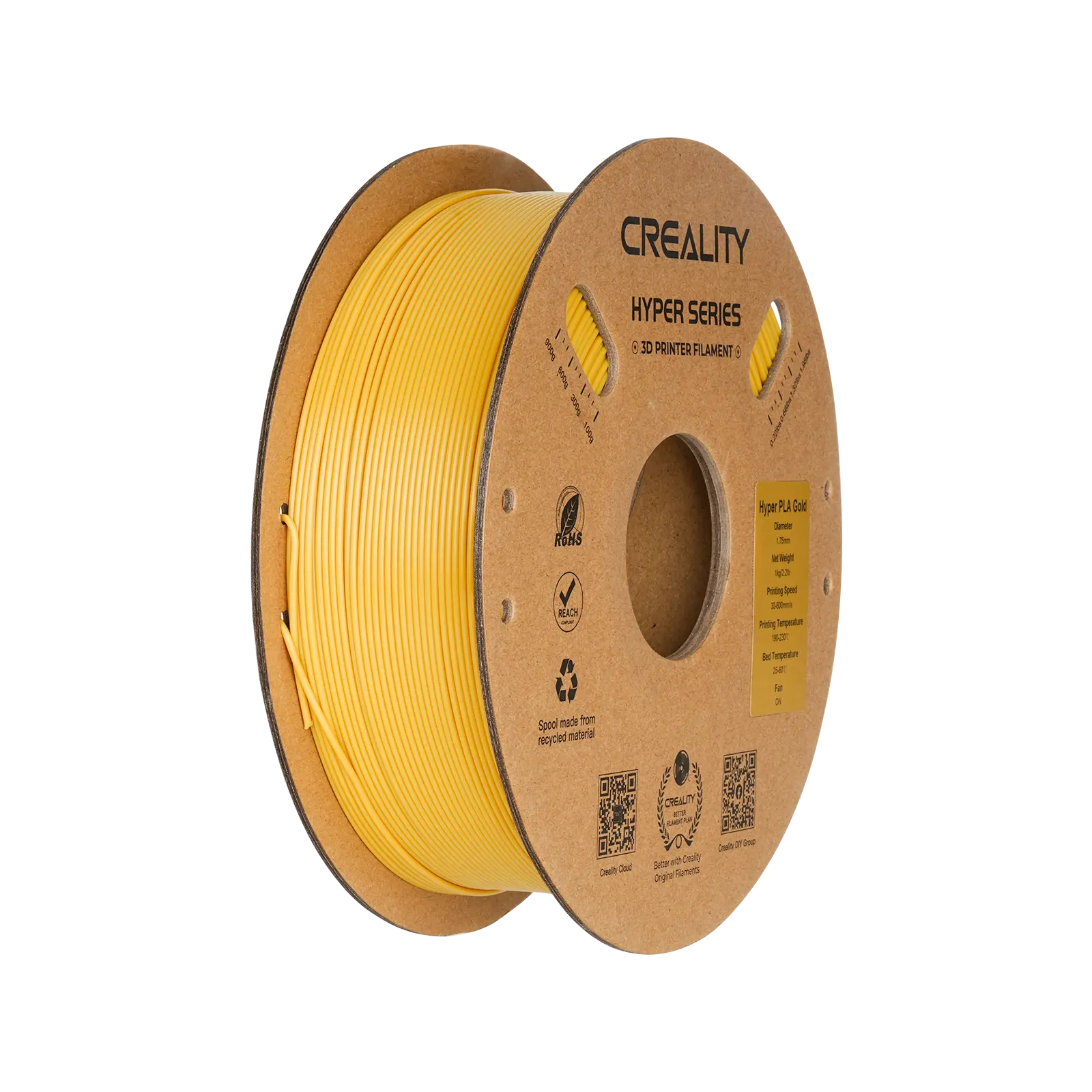 Hyper Series PLA 3D Printing Filament 1kg   PLA   3DPrintiverse.com