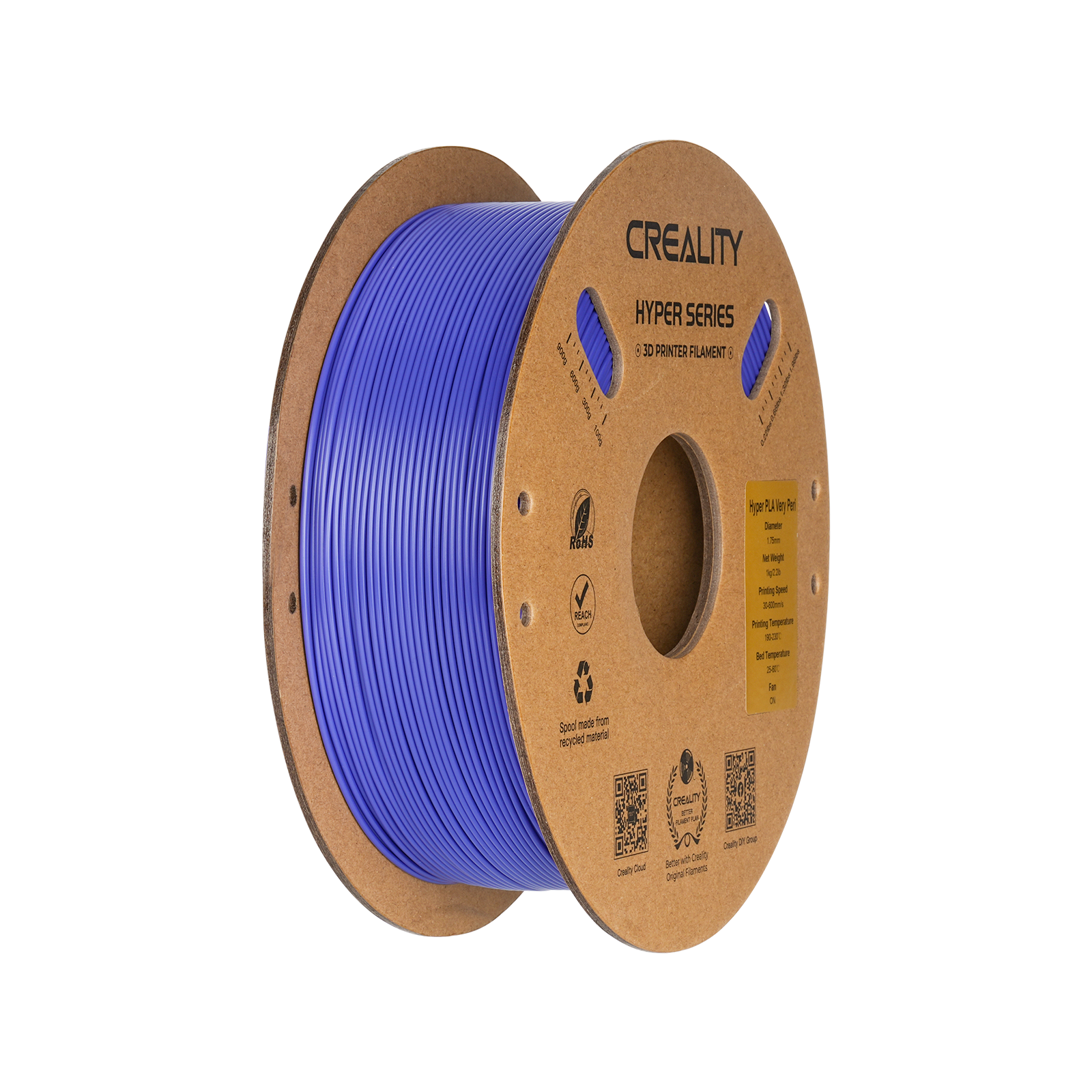 Hyper Series PLA 3D Printing Filament 1kg Creality Official Store