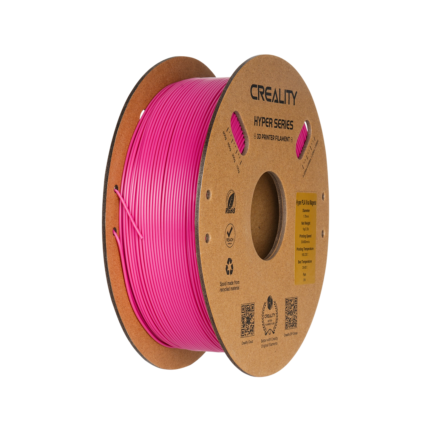 Hyper Series PLA 3D Printing Filament 1kg Creality Official Store