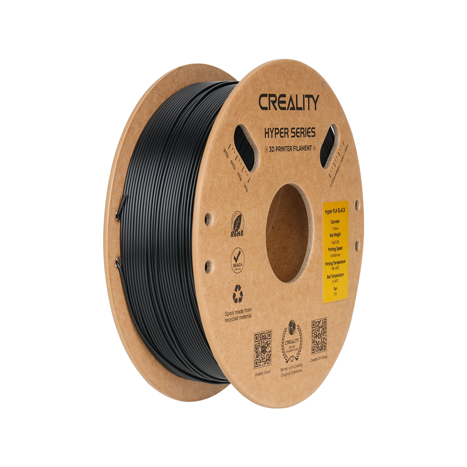 Hyper Series PLA 3D Printing Filament 1kg Creality Official Store