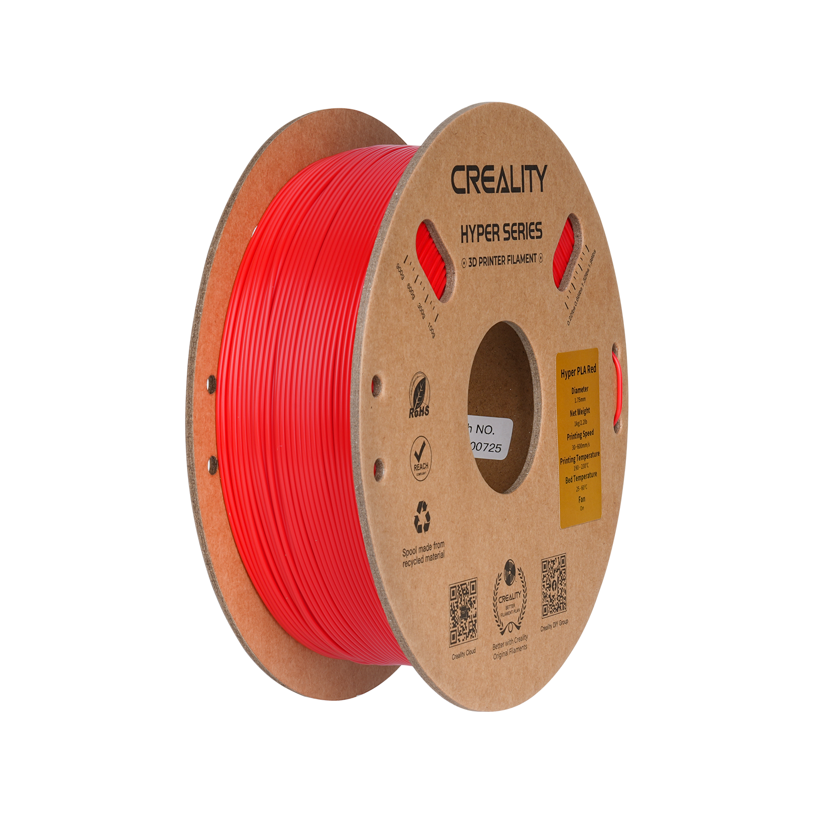 Hyper Series PLA 3D Printing Filament 1kg Creality Official Store