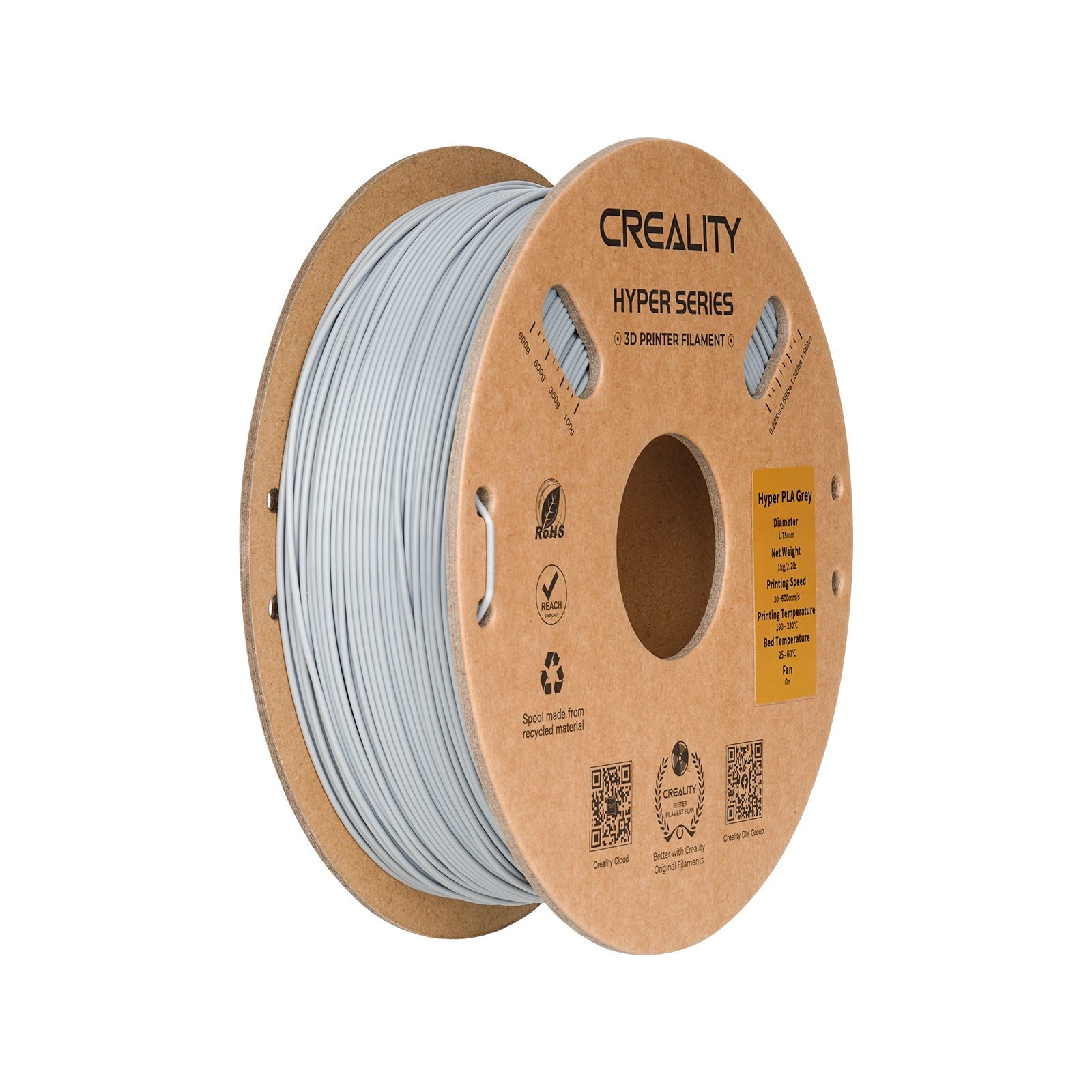 Hyper Series PLA 3D Printing Filament 1kg Creality Official Store