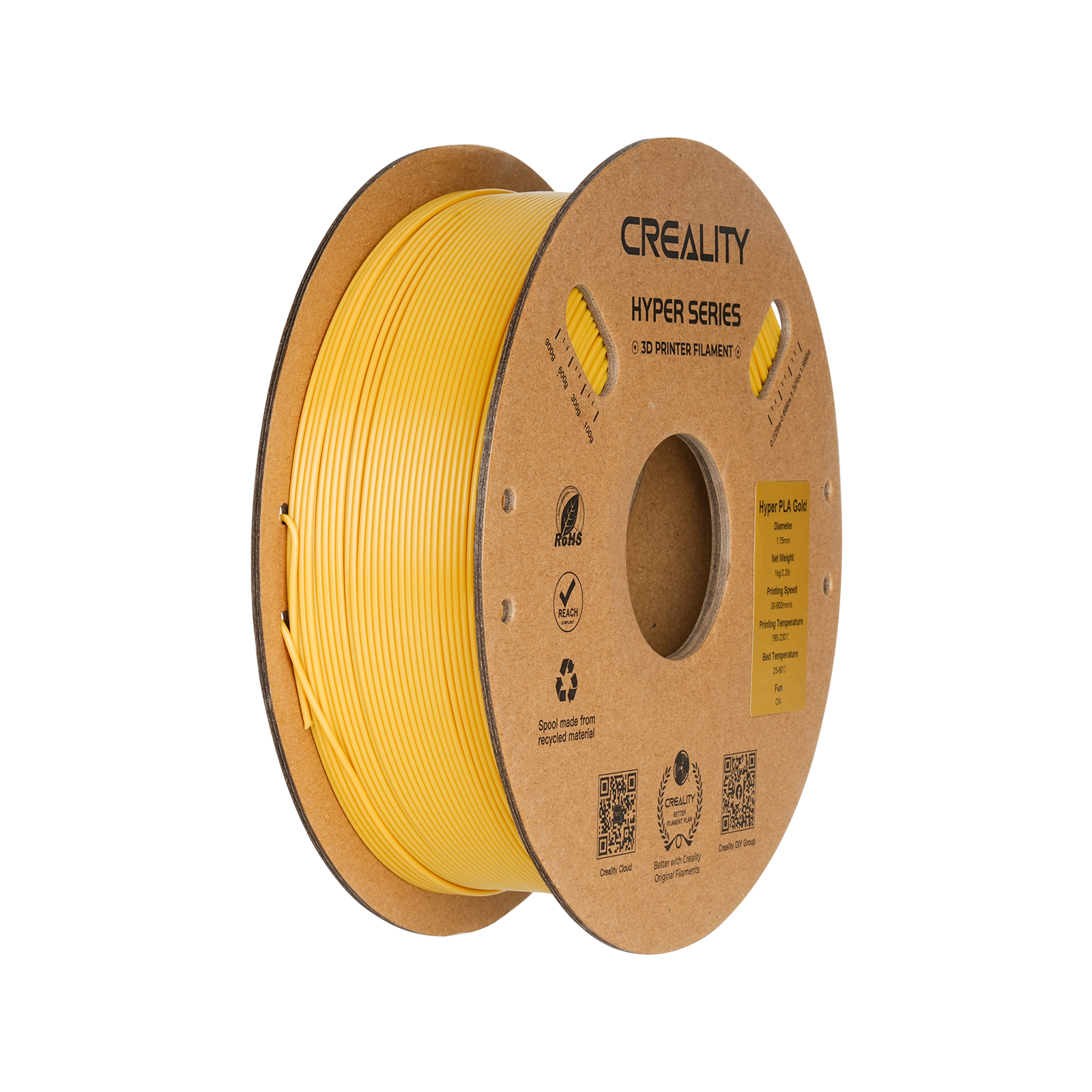 Hyper Series PLA 3D Printing Filament 1kg Creality Official Store