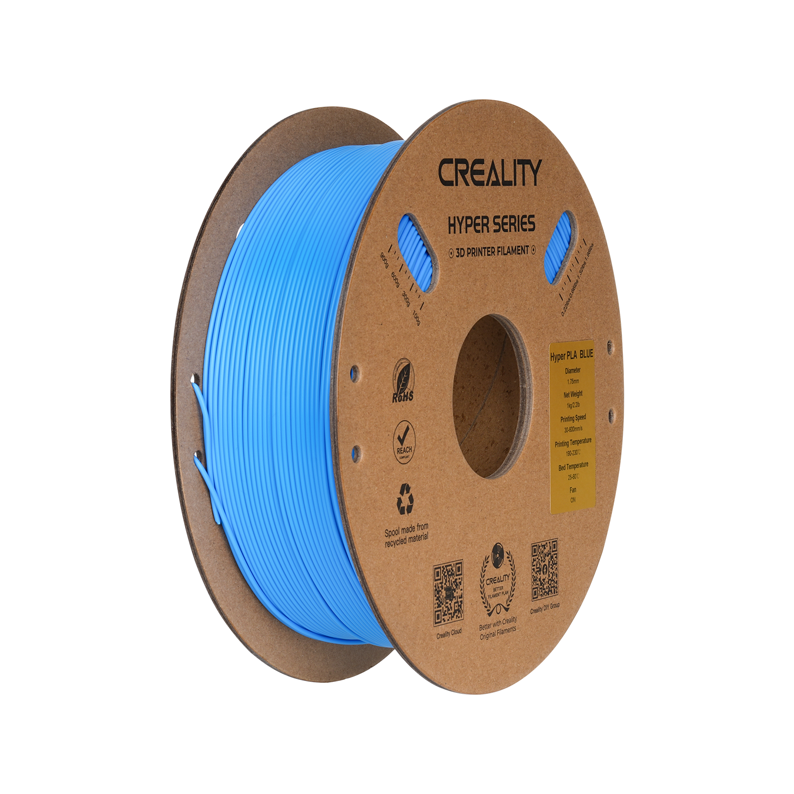 Hyper Series PLA 3D Printing Filament 1kg Creality Official Store