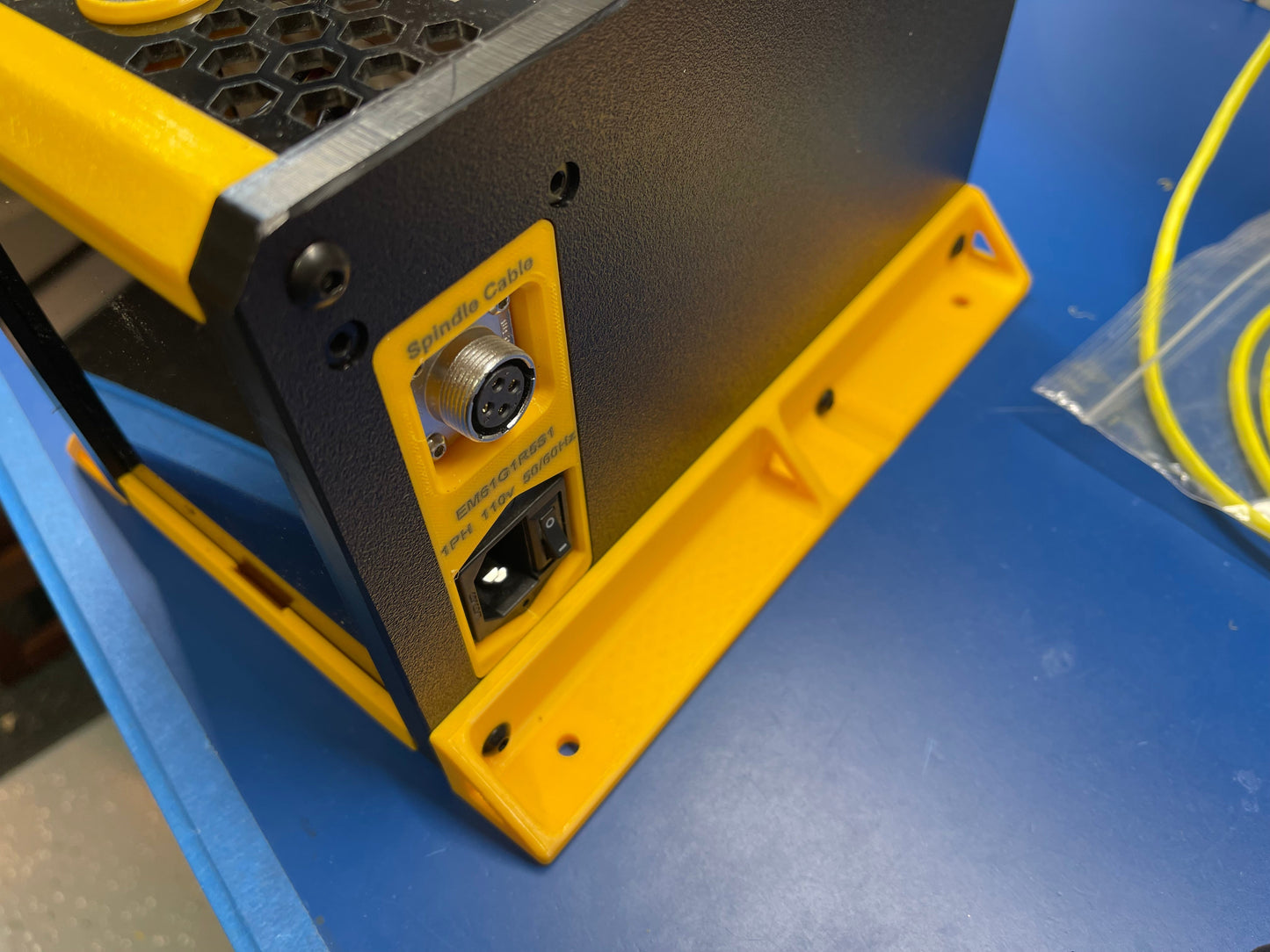 Enclosed VFD Side-Mount Brackets   Spindle Accessory   3DPrintiverse.com