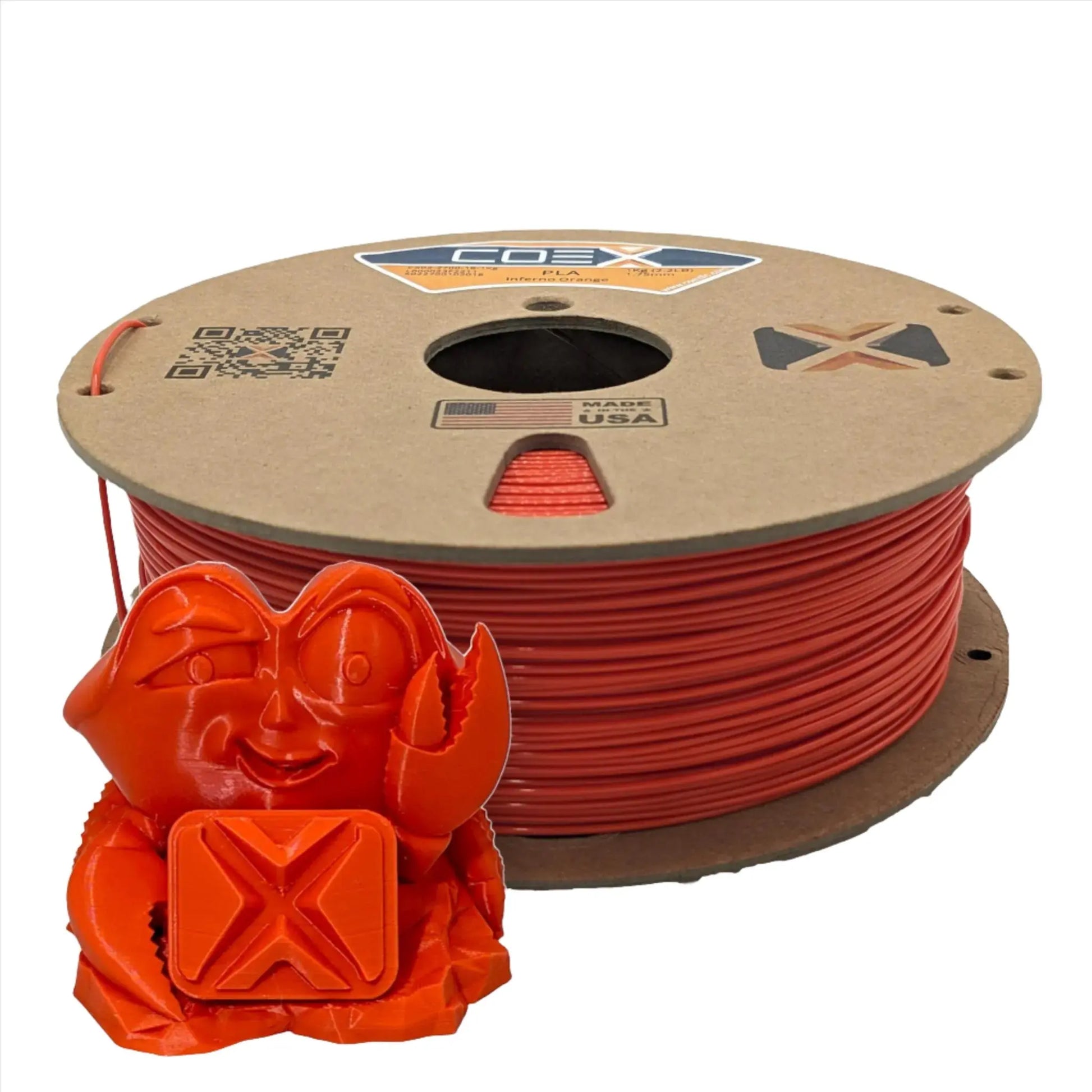 Inferno Orange PLA   PLA   3DPrintiverse.com
