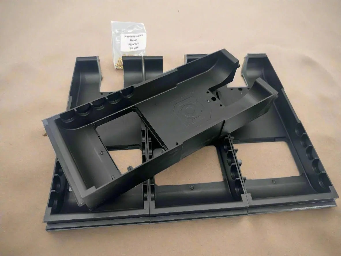 Injection Molded Trays for Box Turtle (4 pieces)   Multi-Material Units   3DPrintiverse.com