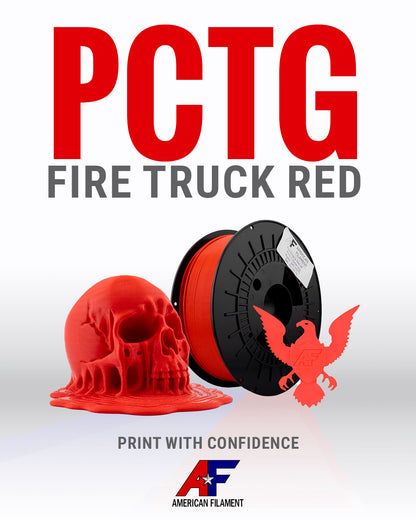 Fire Engine Red AF 1.75mm PCTG Filament   PCTG   3DPrintiverse.com