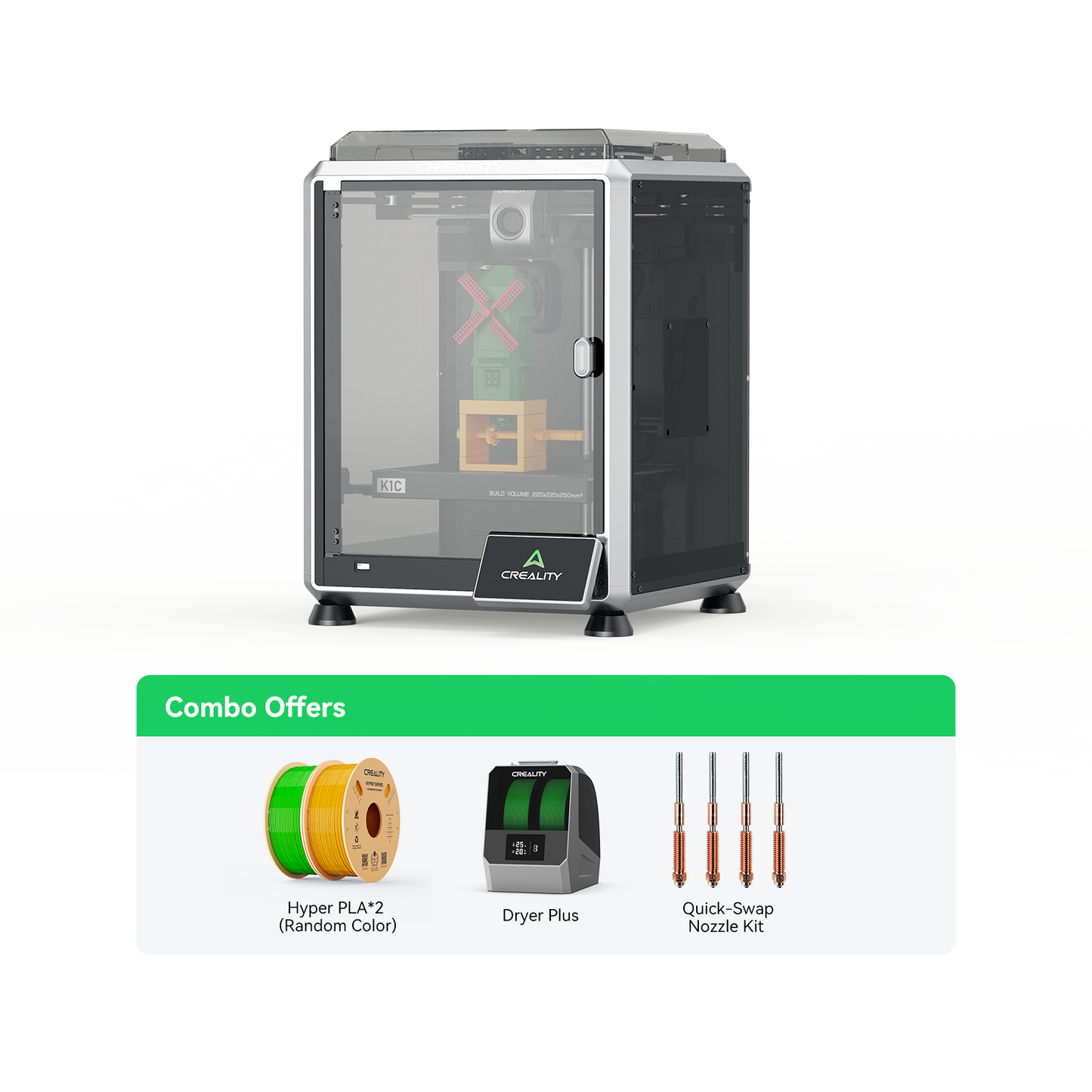 K1C 2025 3D Printer      3DPrintiverse.com