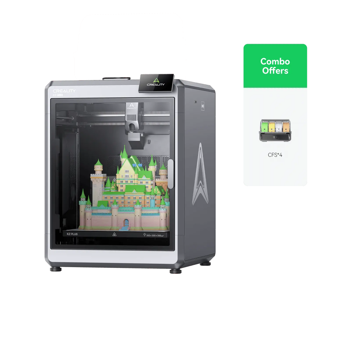 K2 Plus Combo 3D Printer      3DPrintiverse.com