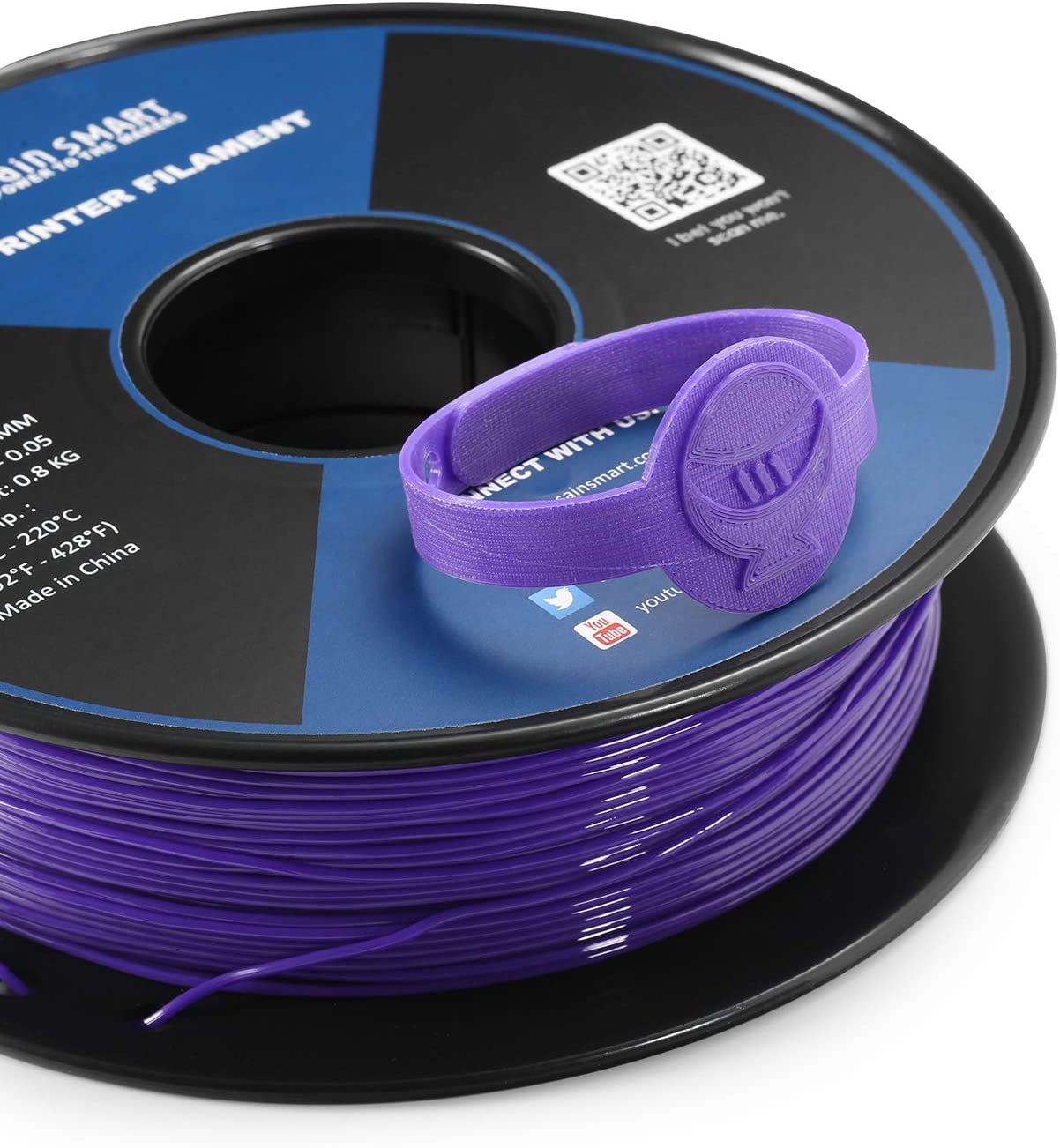 Neon Color TPU Filament Bundle Kit, Cyberpunk Color 1.75mm 0.8kg/1.76lb   Filament   3DPrintiverse.com