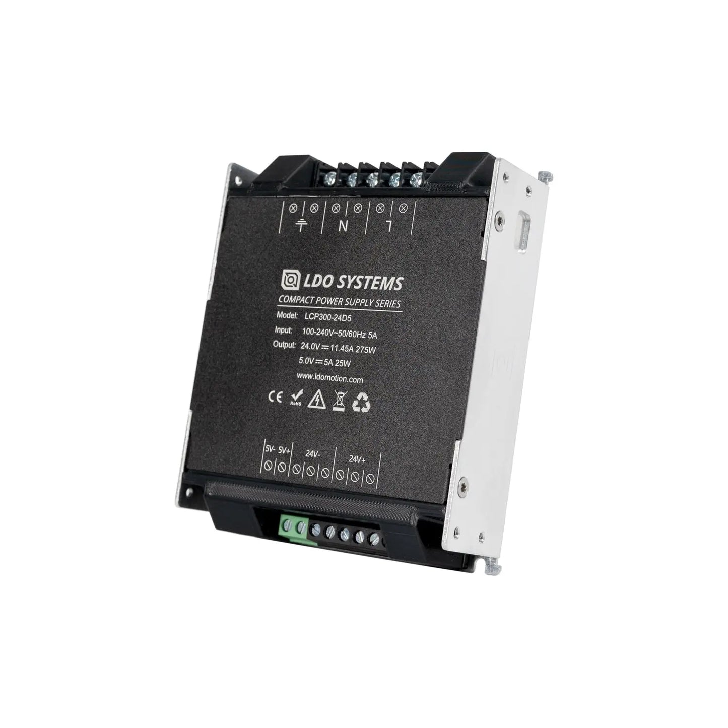 LDO LCP300-24D5 300W 24V and 5V Compact Power Supply (PSU)   Power Supplies   3DPrintiverse.com